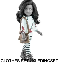 Paola Reina poppen Paola Reina Amigas Doll Clothing Set Nora With Bag* Doll Clothes