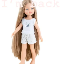 Paola Reina poppen Paola Reina Amigas Doll Manica With Super Long Hair Showmodel* Paola Reina Gordi Baby Dolls