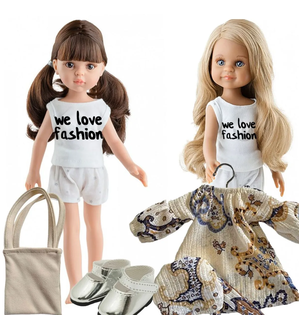 Paola Reina poppen Paola Reina Amigas Doll Simona* Amigas Dolls From Minikane & Paola Reina