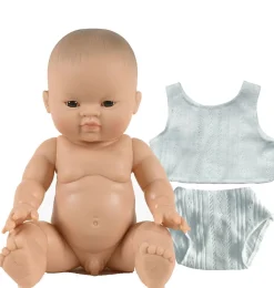 Paola Reina poppen Paola Reina Baby Doll Boy Asian With Underwear 34 Cm* Paola Reina Gordi Baby Dolls