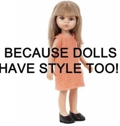 Minikane Paola Reina Black Shoes For Amigas Dolls* Doll Clothes