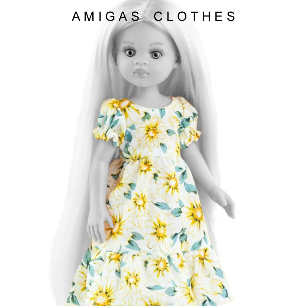 Paola Reina poppen Paola Reina Dress For The Amigas Doll* Amigas Dolls From Minikane & Paola Reina