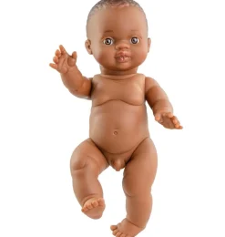 Paola Reina poppen Paola Reina Gordi Boy African 34 Cm* Paola Reina Gordi Baby Dolls