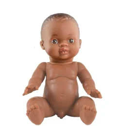 Paola Reina poppen Paola Reina Gordi Boy African 34 Cm* Paola Reina Gordi Baby Dolls