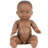 Paola Reina poppen Paola Reina Gordi Boy African Light Eyes / Eyebrows* Paola Reina Gordi Baby Dolls