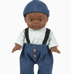 Paola Reina poppen Paola Reina Gordi Boy African Light Eyes / Eyebrows* Paola Reina Gordi Baby Dolls