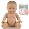 Paola Reina poppen Paola Reina Gordi Doll With Doll Diaper* Doll Clothes