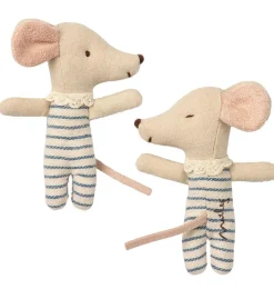 Maileg Sleepy Wakey Baby Mouse Boy In Box* Doll House & Mouse House