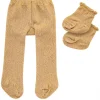 Heless Tights And Socks Gold Glitter From For Dolls Of 28-35 Cm* Doll Furniture And Accessories